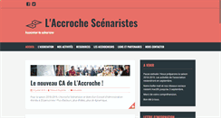 Desktop Screenshot of laccroche-scenaristes.com